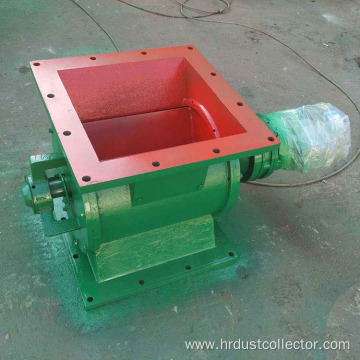 High efficiency gas lock rotary valve